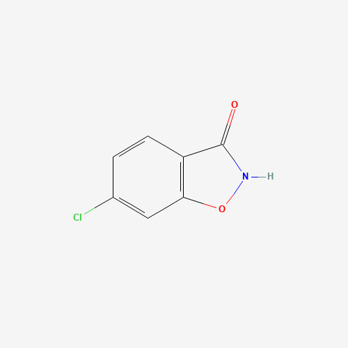6-CHLOROBENZO[D]ISOXAZOL-3-OL (CAS: 61977-29-5) - Chemical Structure and Molecular Formula 