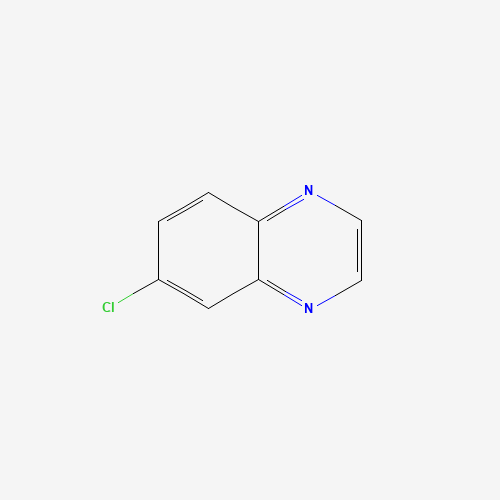 6-CHLOROQUINOXALINE (CAS: 5448-43-1) - Chemical Structure and Molecular Formula 