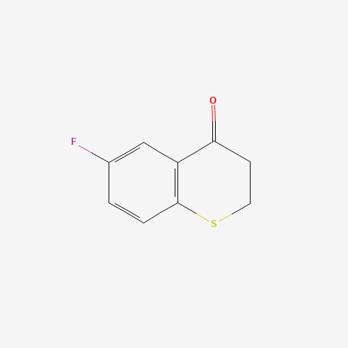 6-FLUOROTHIO-4-CHROMANONE (CAS: 21243-18-5) - Chemical Structure and Molecular Formula 
