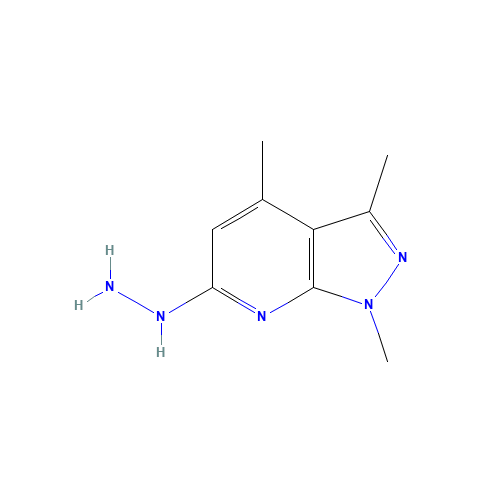 6-HYDRAZINO-1,3,4-TRIMETHYL-1H-PYRAZOLO[3,4-B]PYRIDINE (CAS: 175202-00-3) - Related Chemical Product