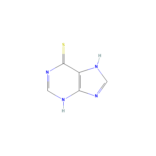 6-Mercaptopurine (CAS: 50-44-2) - Related Chemical Product