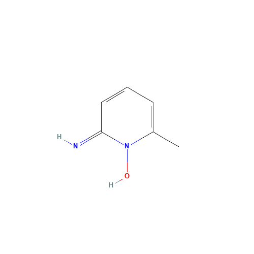 6-Methyl-2-pyridinamine1-oxide (CAS: 25063-84-7) - Chemical Structure and Molecular Formula 