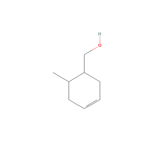 6-METHYL-3-CYCLOHEXENE-1-METHANOL (CAS: 5259-31-4) - Chemical Structure and Molecular Formula 