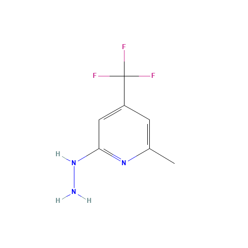 6-METHYL-4-(TRIFLUOROMETHYL)PYRID-2-YL HYDRAZINE (CAS: 22123-09-7) - Related Chemical Product