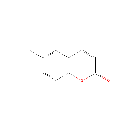 6-Methylcoumarin (CAS: 92-48-8) - Chemical Structure and Molecular Formula 