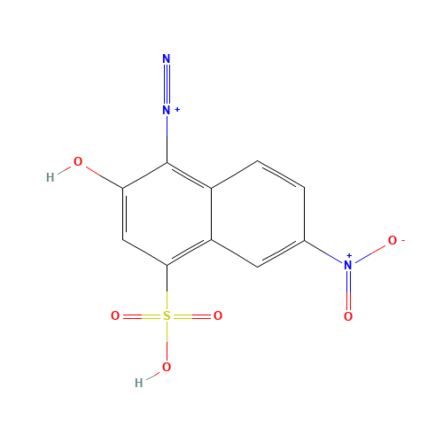 6-Nitro-1-diazo-2-naphthol-4-sulfonic acid (CAS: 50412-00-5) - Related Chemical Product