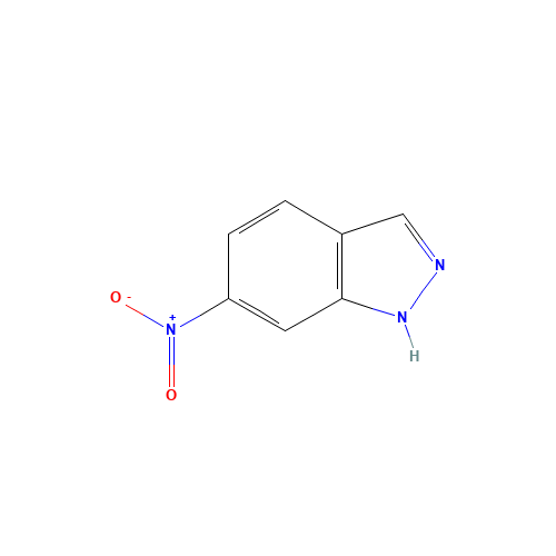 6-Nitroindazole (CAS: 7597-18-4) - Chemical Structure and Molecular Formula 