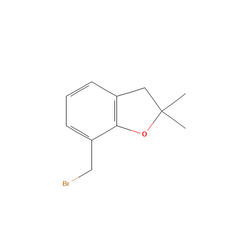 7-(BROMOMETHYL)-2,2-DIMETHYL-2,3-DIHYDRO-1-BENZOFURAN (CAS: 180004-53-9) - Related Chemical Product