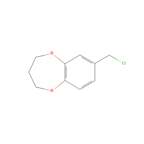 7-(CHLOROMETHYL)-3,4-DIHYDRO-2H-1,5-BENZODIOXEPINE (CAS: 67869-70-9) - Related Chemical Product