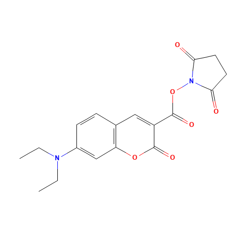 7-DIETHYLAMINOCOUMARIN-3-CARBOXYLIC ACID,SUCCINIMIDYL ESTER (CAS: 139346-57-9) - Related Chemical Product