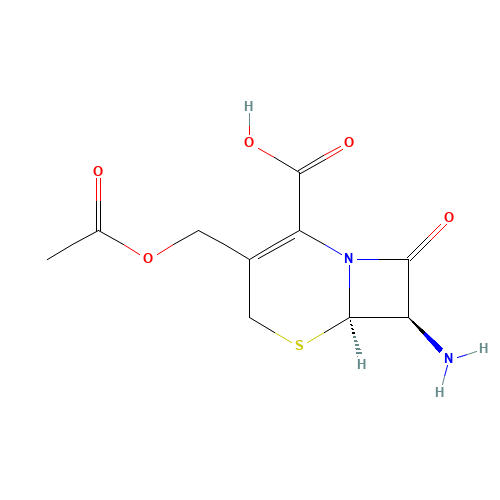 7-Aminocephalosporanic acid (CAS: 957-68-6) - Chemical Structure and Molecular Formula 