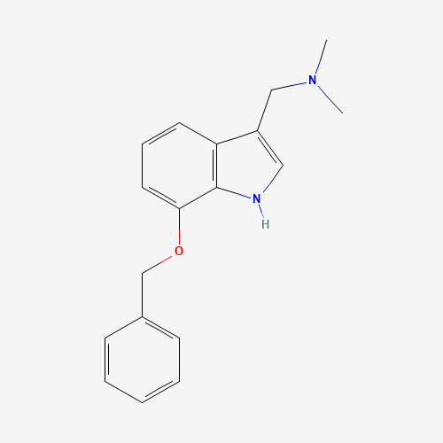 7-BENZYLOXYGRAMINE (CAS: 94067-27-3) - Chemical Structure and Molecular Formula 