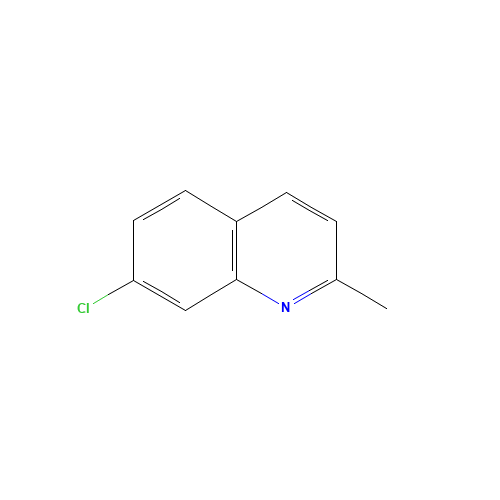 7-Chloro-2-methylquinoline (CAS: 4965-33-7) - Chemical Structure and Molecular Formula 