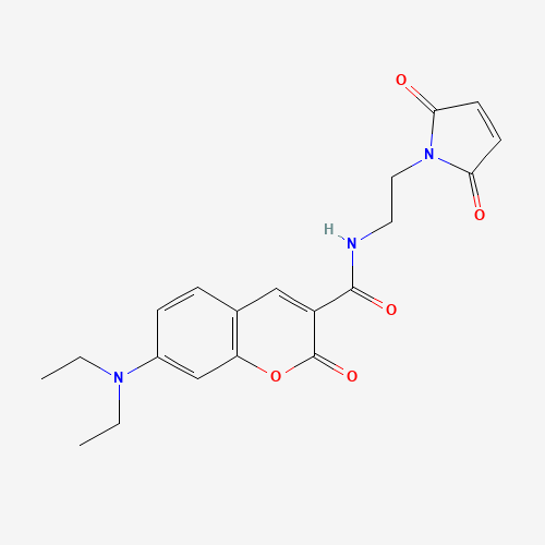 7-DIETHYLAMINO-3-((((2-MALEIMIDYL)ETHYL)AMINO) CARBONYL)COUMARIN (CAS: 156571-46-9) - Related Chemical Product