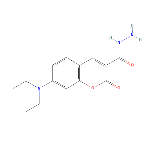 7-(DIETHYLAMINO)COUMARIN-3-CARBOHYDRAZIDE (CAS: 100343-98-4) - Related Chemical Product