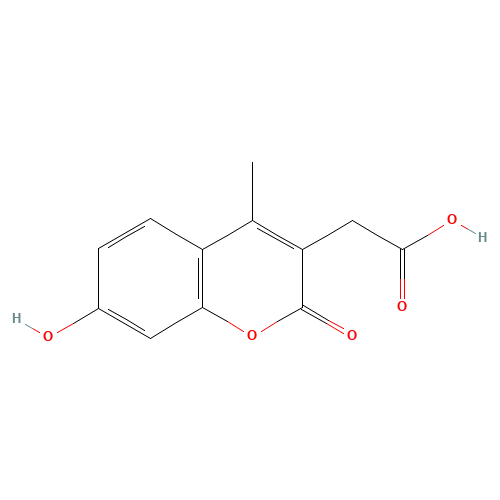 7-HYDROXY-4-METHYL-3-COUMARINYLACETIC ACID (CAS: 5852-10-8) - Related Chemical Product