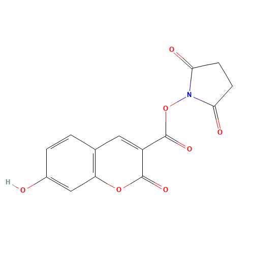7-HYDROXYCOUMARIN-3-CARBOXYLIC ACID N-SUCCINIMIDYL ESTER (CAS: 134471-24-2) - Related Chemical Product