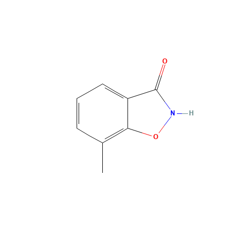 7-METHYLBENZO[D]ISOXAZOL-3-OL (CAS: 36238-83-2) - Chemical Structure and Molecular Formula 