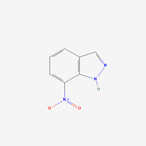 7-Nitroindazole (CAS: 2942-42-9) - Chemical Structure and Molecular Formula 