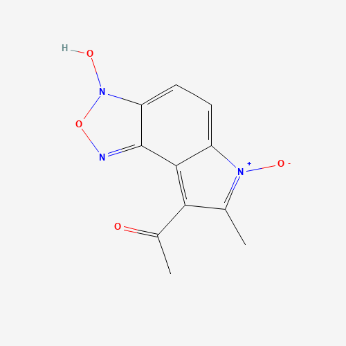 8-ACETYL-6-HYDROXY-7-METHYL-6H-[1,2,5]OXADIAZOLO[3,4-E]INDOLE 3-OXIDE (CAS: 159325-85-6) - Related Chemical Product
