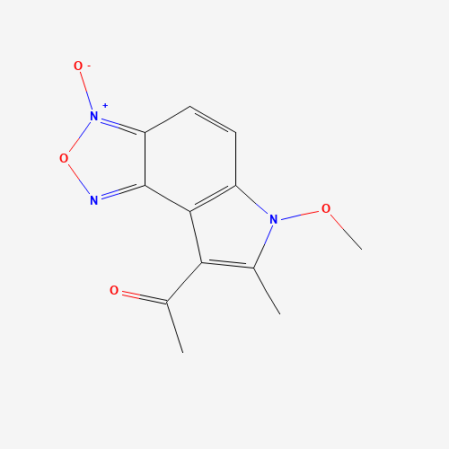 8-ACETYL-6-METHOXY-7-METHYL-6H-[1,2,5]OXADIAZOLO[3,4-E]INDOLE 3-OXIDE (CAS: 257869-88-8) - Related Chemical Product