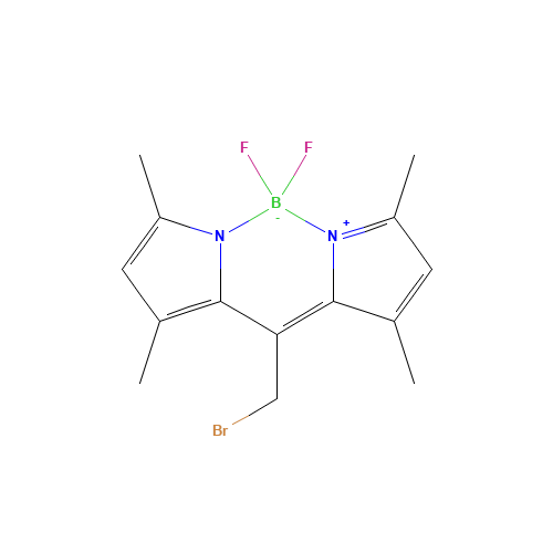 8-BROMOMETHYL-4,4-DIFLUORO-1,3,5,7-TETRAMETHYL-4-BORA-3A,4A-DIAZA-S-INDACENE (CAS: 216434-81-0) - Related Chemical Product