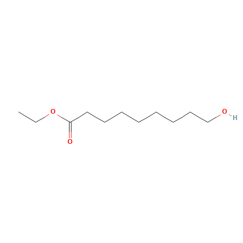 8-ETHOXYCARBONYLOCTANOL (CAS: 3639-34-7) - Chemical Structure and Molecular Formula 