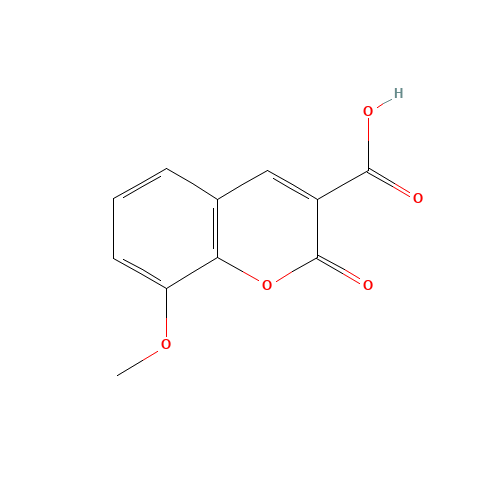 8-METHOXY-2-OXO-2H-CHROMENE-3-CARBOXYLIC ACID (CAS: 2555-20-6) - Related Chemical Product