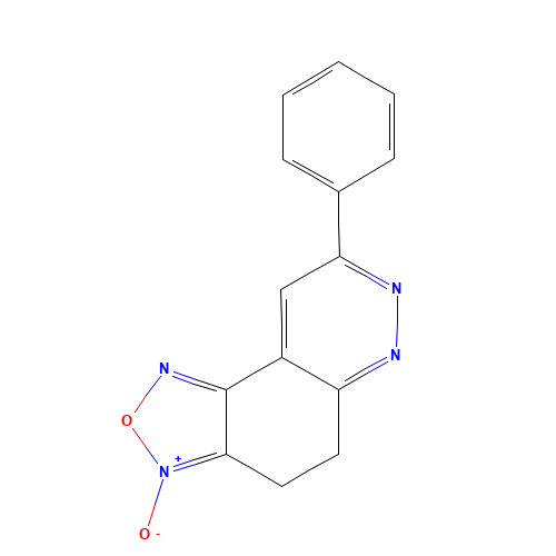 8-PHENYL-4,5-DIHYDRO[1,2,5]OXADIAZOLO[3,4-F]CINNOLIN-3-IUM-3-OLATE (CAS: 257932-08-4) - Related Chemical Product