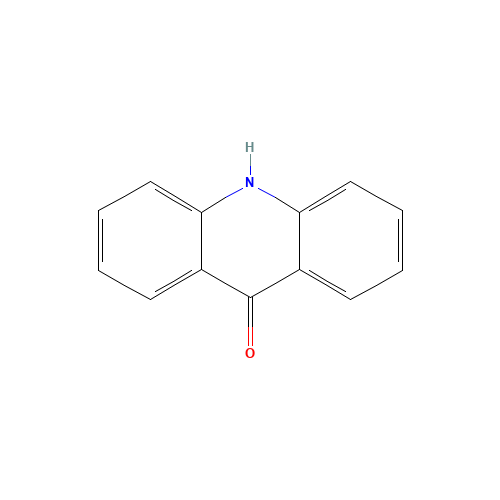 9(10H)-ACRIDONE (CAS: 578-95-0) - Chemical Structure and Molecular Formula 