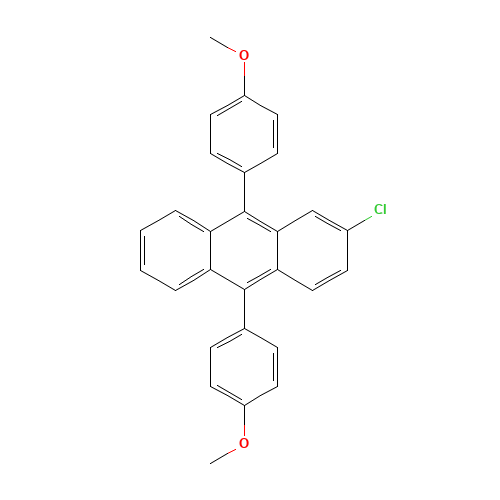 9,10-Bis(4-methoxyphenyl)-2-chloroanthracene (CAS: 110904-87-5) - Related Chemical Product