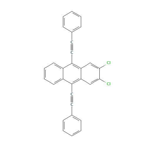 2,3-DICHLORO-9,10-BIS(PHENYLETHYNYL)ANTHRACENE (CAS: 51580-25-7) - Related Chemical Product