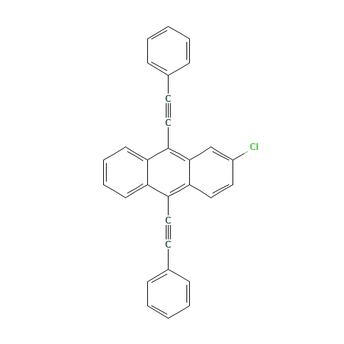 2-CHLORO-9,10-BIS(PHENYLETHYNYL)ANTHRACENE (CAS: 41105-36-6) - Related Chemical Product