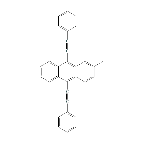 9,10-Bis(phenylethynyl)-2-methylanthracene (CAS: 51580-23-5) - Related Chemical Product