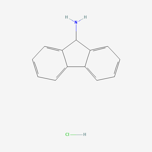 9-AMINOFLUORENE HYDROCHLORIDE (CAS: 5978-75-6) - Chemical Structure and Molecular Formula 