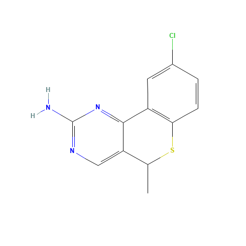 9-CHLORO-5-METHYL-5H-BENZO[5,6]THIINO[4,3-D]PYRIMIDIN-2-AMINE (CAS: 254429-65-7) - Related Chemical Product