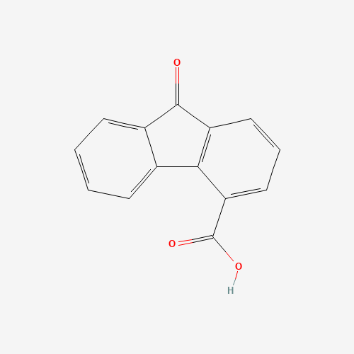 9-Fluorenone-4-carboxylic acid (CAS: 6223-83-2) - Chemical Structure and Molecular Formula 