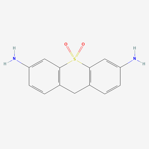 3,6-THIOXANTHENEDIAMINE-10,10-DIOXIDE (CAS: 10215-25-5) - Chemical Structure and Molecular Formula 
