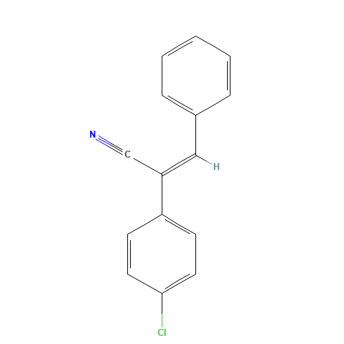 (E)-ALPHA-(4-CHLOROPHENYL)CINNAMONITRILE (CAS: 3695-93-0) - Related Chemical Product
