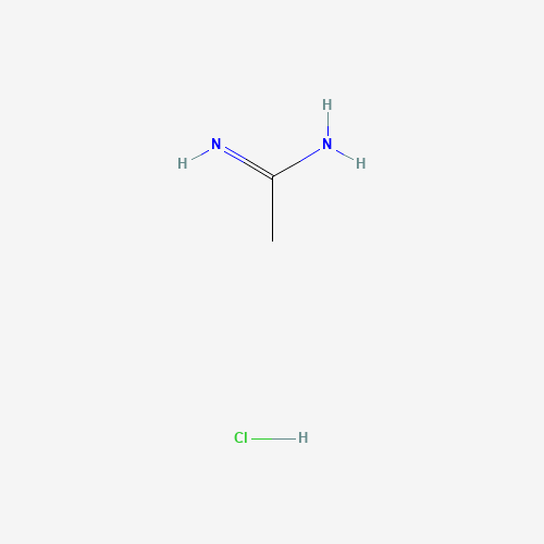 Acetamidine hydrochloride (CAS: 124-42-5) - Chemical Structure and Molecular Formula 