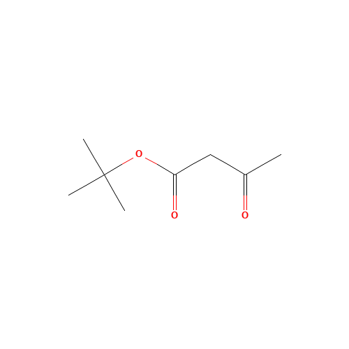 tert-Butyl acetoacetate (CAS: 1694-31-1) - Chemical Structure and Molecular Formula 