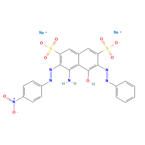 Acid Black 1 (CAS: 1064-48-8) - Chemical Structure and Molecular Formula 