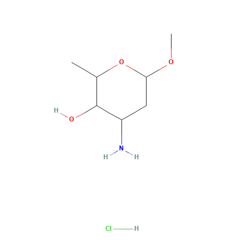 METHYL-A-L-ACOSAMINE (CAS: 54623-24-4) - Chemical Structure and Molecular Formula 