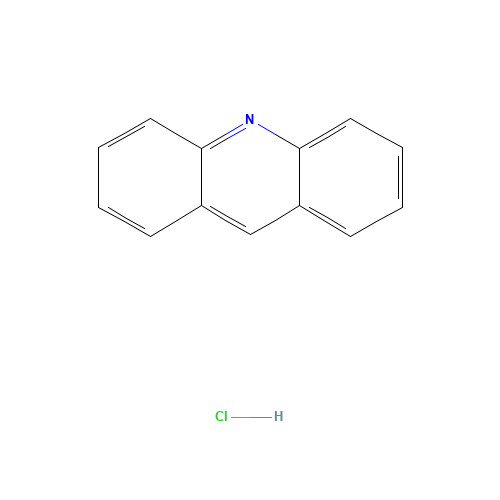 ACRIDINE HYDROCHLORIDE (CAS: 17784-47-3) - Chemical Structure and Molecular Formula 