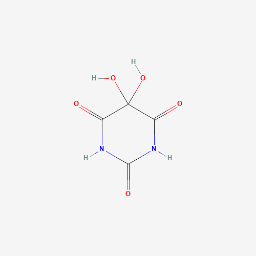 5,5-dihydroxyperhydropyrimidinetrione (CAS: 3237-50-1) - Chemical Structure and Molecular Formula 