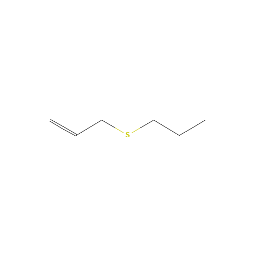 ALLYL N-PROPYL SULFIDE (CAS: 27817-67-0) - Chemical Structure and Molecular Formula 