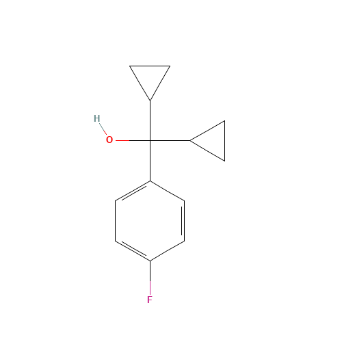 alpha,alpha-dicyclopropyl-4-fluorobenzyl alcohol (CAS: 62586-96-3) - Related Chemical Product