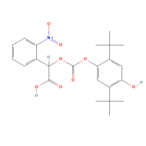 ALPHA-[[[2,5-BIS(1,1-DIMETHYLETHYL)-4-HYDROXYPHENOXY]CARBONYL]OXY]-2-NITRO-BENZENEACETIC ACID (CAS: 188263-75-4) - Related Chemical Product