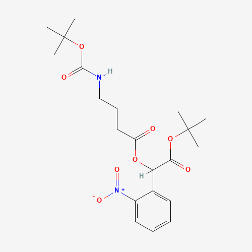 ALPHA-[4-[[(1,1-DIMETHYLETHOXY)CARBONYL]AMINO]-1-OXOBUTOXY]-2-NITRO-,1,1-DIMETHYLETHYL ESTER BENZENEACETIC ACID (CAS: 158690-75-6) - Related Chemical Product