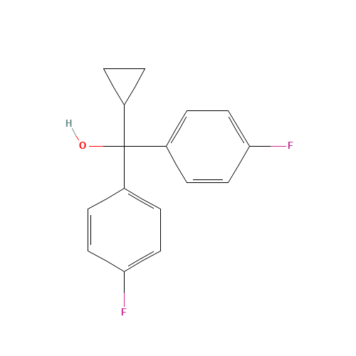 4-fluoro-alpha-cyclopropyl-alpha-(4-fluorophenyl)-benzylic alcohol (CAS: 427-53-2) - Related Chemical Product